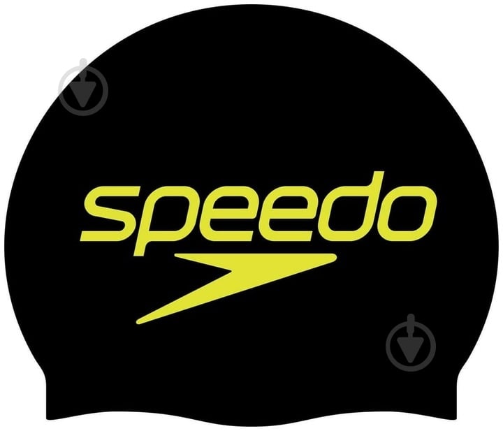 Шапочка для плавання Speedo Slogan Prt Cap Au/Af/Am 8-0838509951 one size чорний - фото 2
