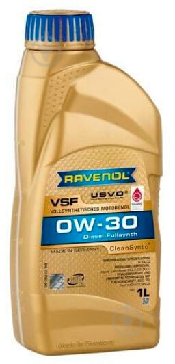 Моторное масло RAVENOL VSF 0W-30 1 л (RAV VSF 0W30 1L) - фото 1