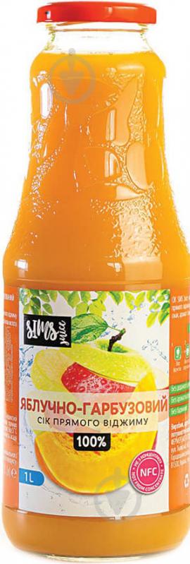 Сік Sims Juice Яблучно-гарбузовий 1л - фото 1