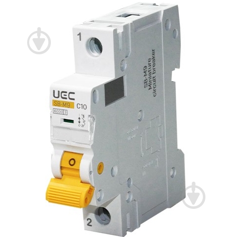 Автоматический выключатель UEC SB-M9 1P 10A 6kA MCB60-1-010-C - фото 1