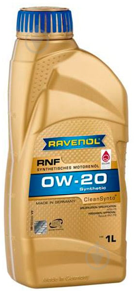 Моторне мастило RAVENOL RNF 0W-20 1 л (RAV RNF 0W-20 1L) - фото 1