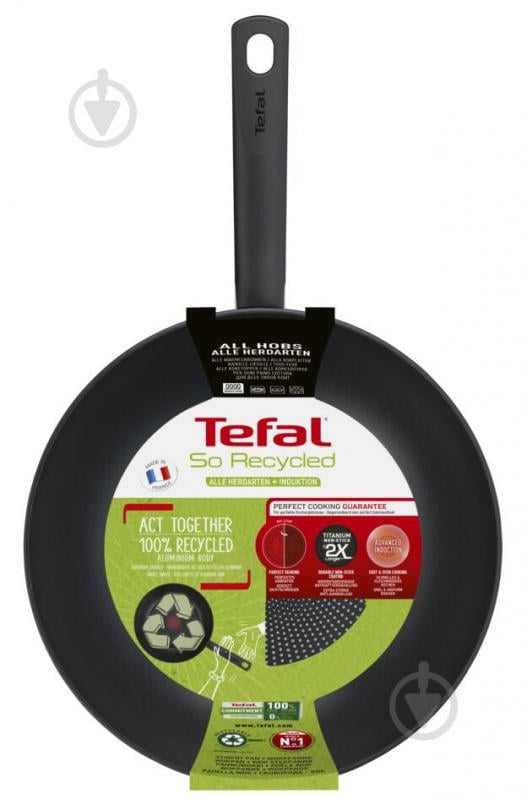 Сковорода wok So Recycled 28 см G2711953 Tefal - фото 8