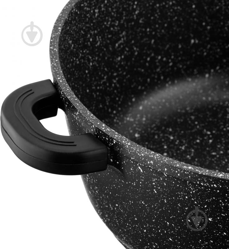 Кастрюля с крышкой Ardesto Gemini Anzio 5 л черная AR2454GE - фото 11