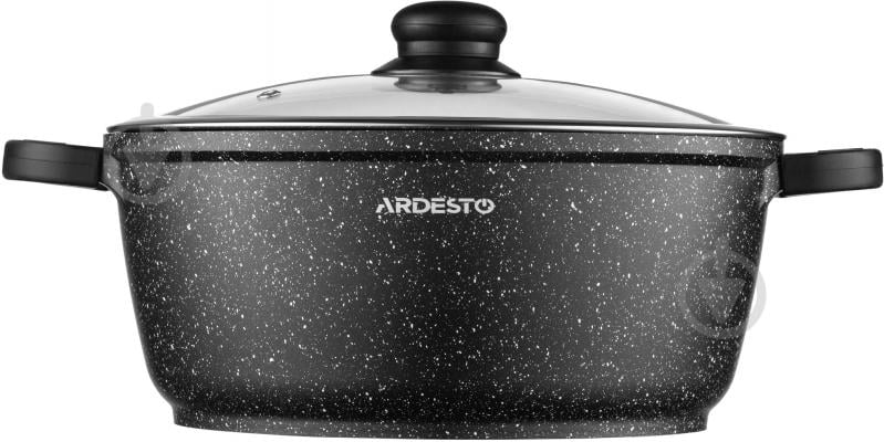 Кастрюля с крышкой Ardesto Gemini Anzio 5 л черная AR2454GE - фото 6