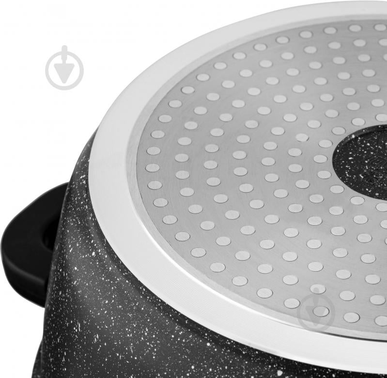 Кастрюля с крышкой Ardesto Gemini Anzio 5 л черная AR2454GE - фото 7