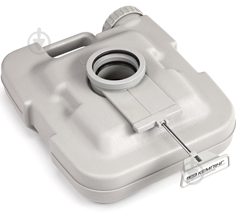 Биотуалет Кемпинг PortaFlush 10 л серый - фото 6