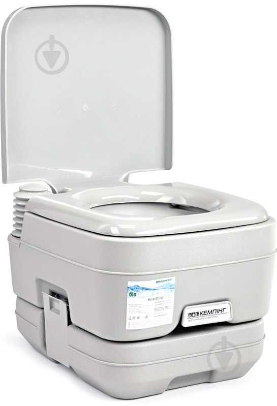 Биотуалет Кемпинг PortaFlush 10 л серый - фото 5