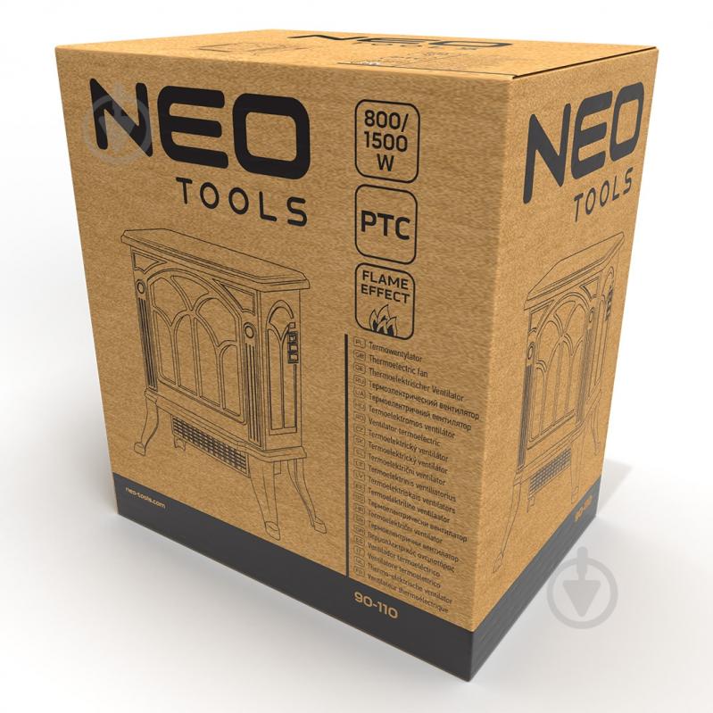 Камин электрический NEO tools 800 Вт/1500 Вт (90-110) - фото 12