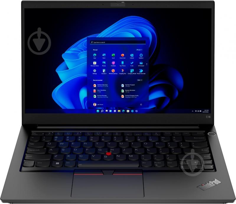 Ноутбук Lenovo ThinkPad E14 Gen 4 14" (21JSS1RG00) graphite black - фото 1