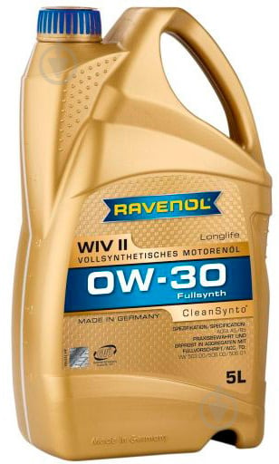 Моторное масло RAVENOL WIV 0W-30 5 л (RAV WIV SAE 0W30 5L) - фото 1