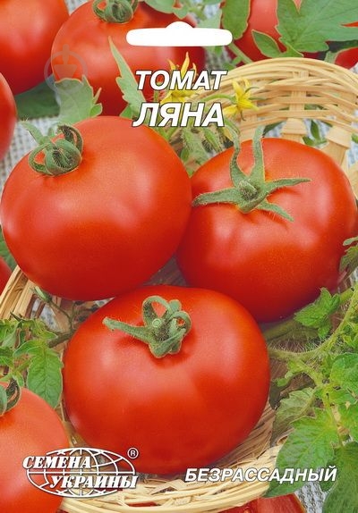 Насіння Насіння України томат Ляна 3 г (4820069496301) - фото 1 Насіння Насіння України томат Ляна 3 г (4820069496301) - фото 1