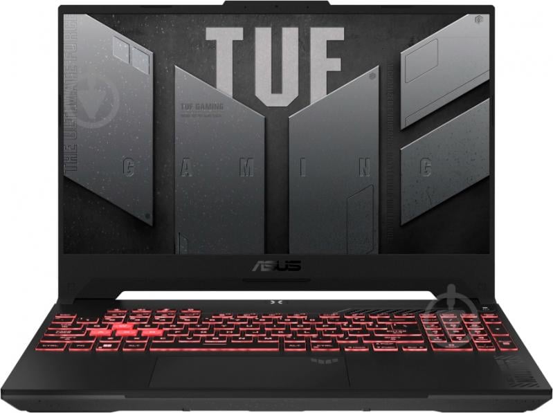 Ноутбук Asus TUF Gaming A15 FA507NU-LP101 15,6" (90NR0EB5-M00AE0) mecha gray - фото 1