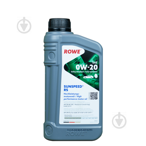 Моторне мастило ROWE SUNSPEED RS 0W-20 1 л (49820-0010-03) - фото 1