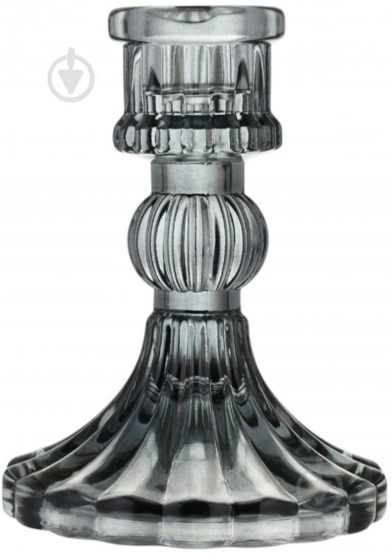 Подсвечник Glass 8х10,5 см серый Sensio - фото 2 Подсвечник Glass 8х10,5 см серый Sensio - фото 2
