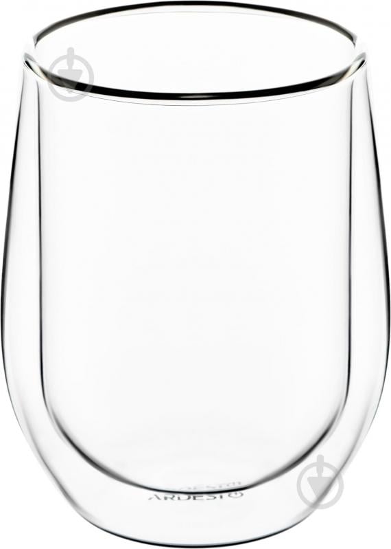 Набор чашек Ardesto 250 мл 2 шт. прозрачный AR2625BR - фото 1