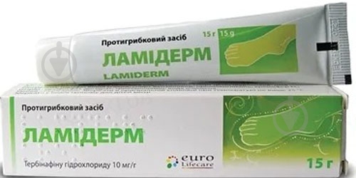 Ламідерм по 15 г у тубах крем 10 мг/г - фото 1 Ламідерм по 15 г у тубах крем 10 мг/г - фото 1