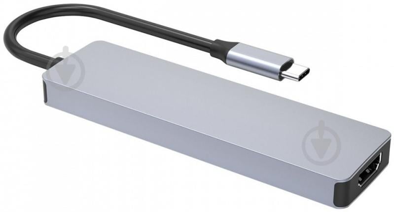 USB-хаб Proove Iron Link 5 in 1 3 х USB3.0 + Type C + HDMI silver - фото 4 USB-хаб Proove Iron Link 5 in 1 3 х USB3.0 + Type C + HDMI silver - фото 4
