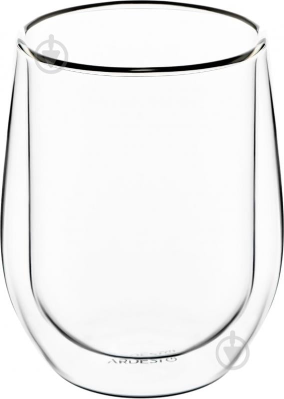 Набор чашек Ardesto 320 мл 2 шт. прозрачный AR2637BR - фото 1