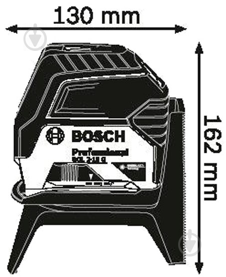 Нівелір лазерний Bosch Professional GCL 2-15 G тримач RM - кейс 0601066J00 - фото 18