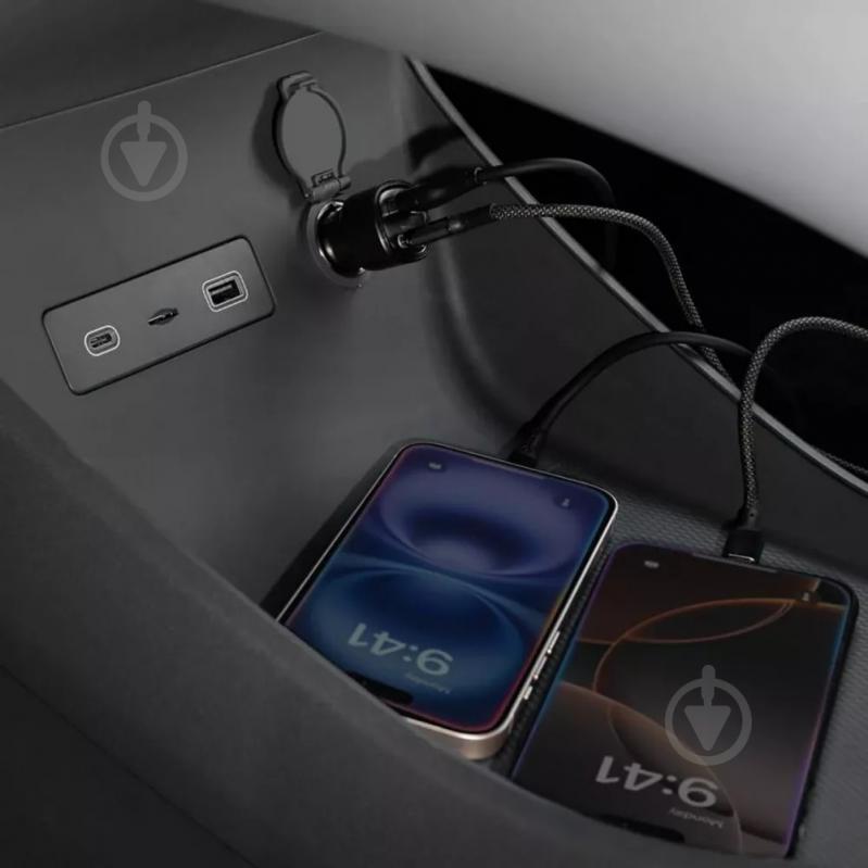 Автомобильное зарядное устройство Proove Flash 30W Type-C + USB black (CCFL30111201) - фото 2