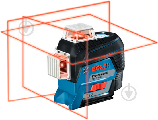 Нівелір лазерний Bosch Professional GLL 3-80 C - L-BOXX 0601063R00 - фото 1