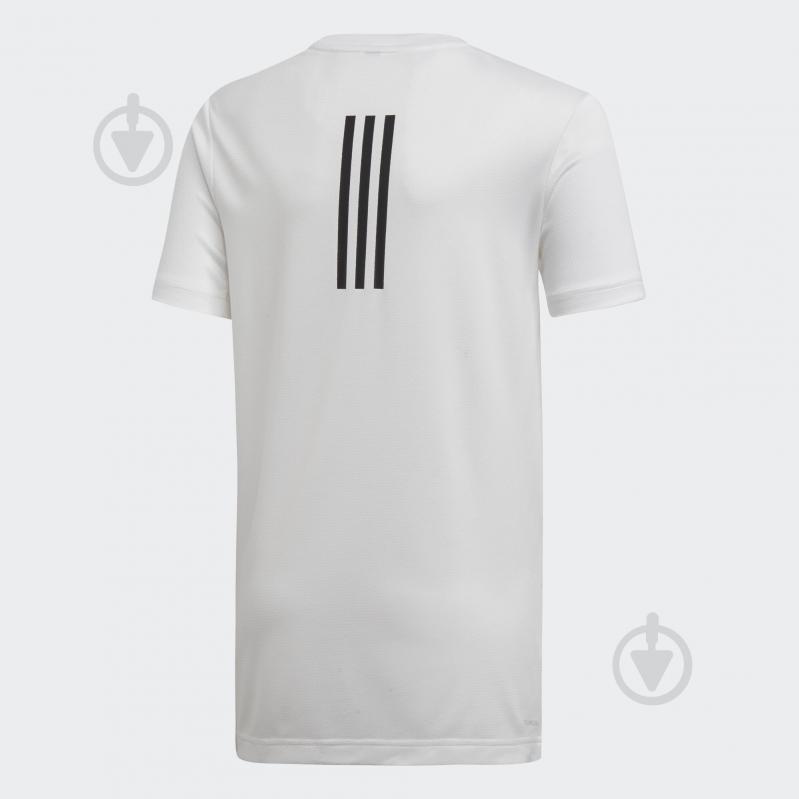 Футболка Adidas YB TR COOL TEE DV1357 белый - фото 2