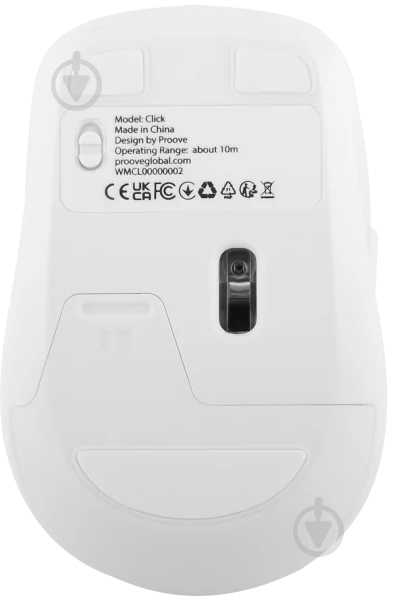 Мышь Proove Click white (WMCL00000002) - фото 4 Мышь Proove Click white (WMCL00000002) - фото 4