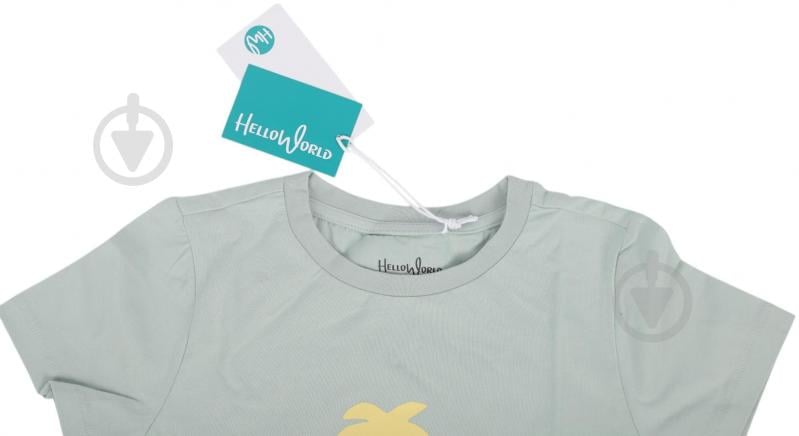 Футболка унісекс HW р.152/158 зелений 53028 - фото 3