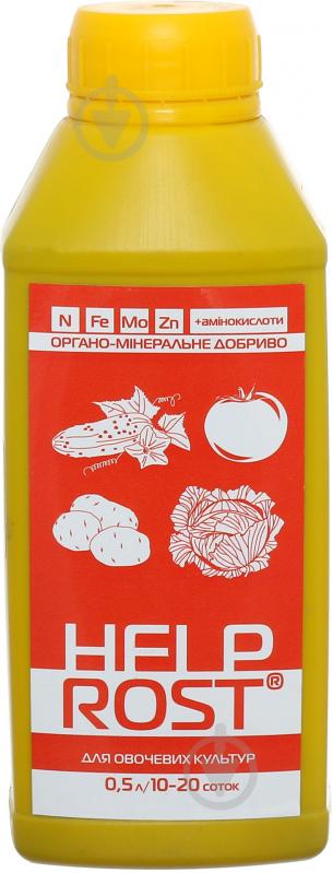Удобрение органо-минеральное Help Rost Овощные культуры 500 мл - фото 1