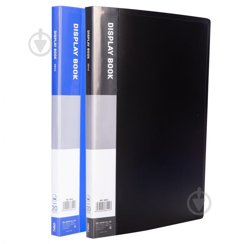 Папка микс А4 20 файлов 30 мкм Deli E38145 - фото 1 Папка микс А4 20 файлов 30 мкм Deli E38145 - фото 1