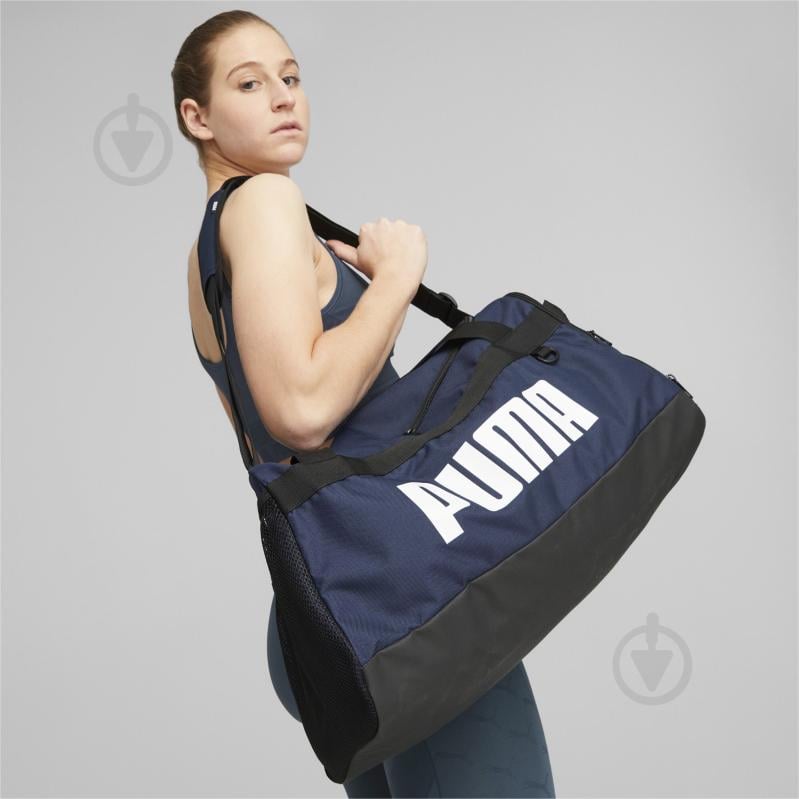 Сумка Puma CHALLENGER DUFFEL BAG 07953002 35 л синий - фото 3