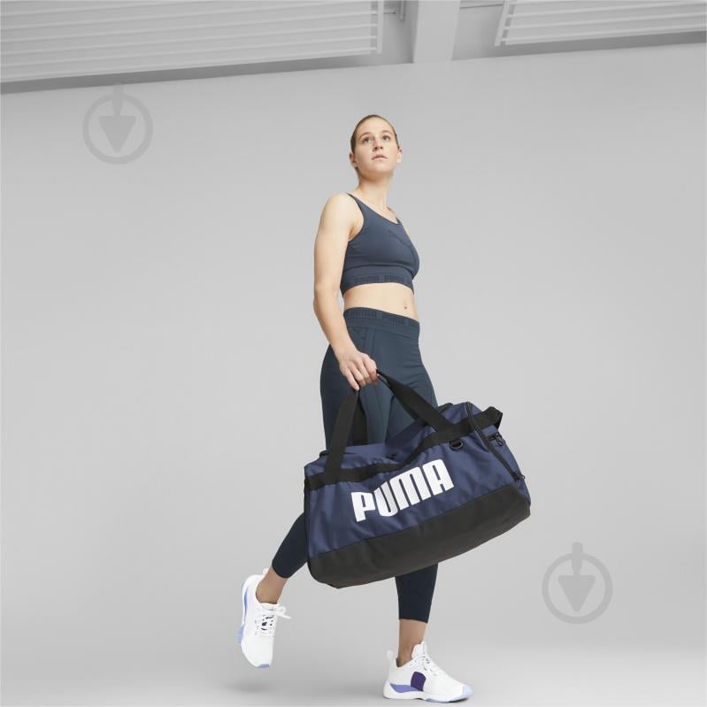 Сумка Puma CHALLENGER DUFFEL BAG 07953002 35 л синий - фото 5