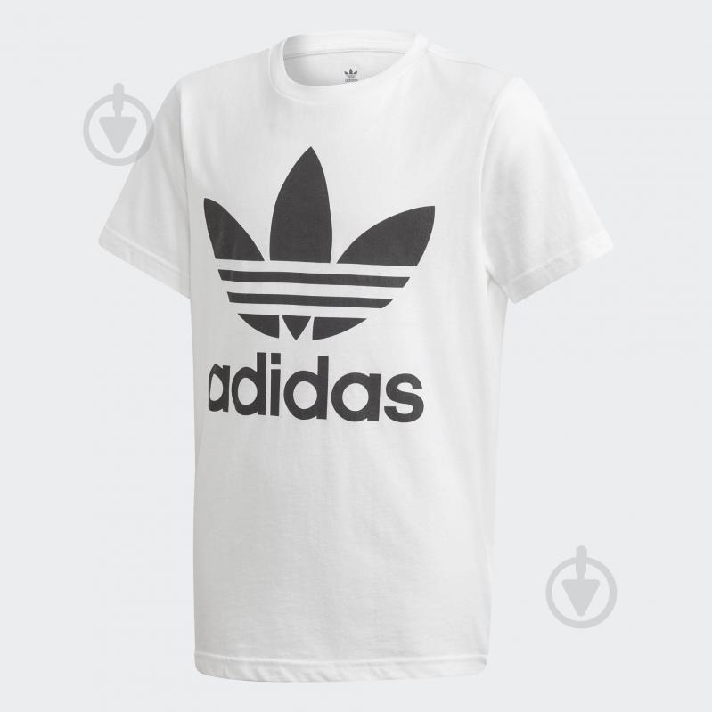 Футболка Adidas TREFOIL TEE DV2904 білий - фото 1