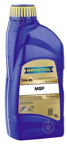 Масло трансмиссионное RAVENOL MGF SYNTETYK 75W-90 1 л (RAV MGF SYNTETYK 1L) - фото 1