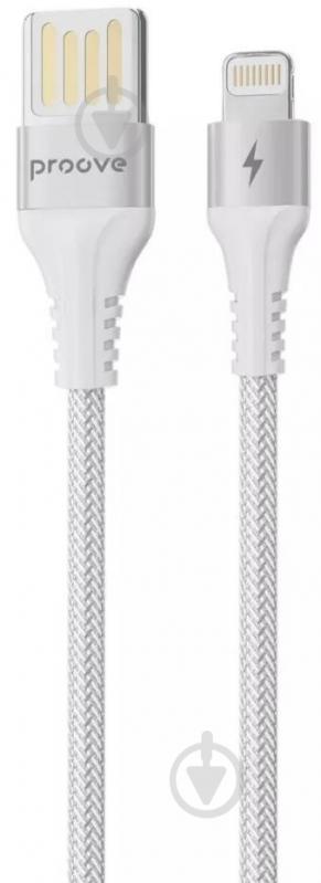 Кабель Proove Double Way Weft Lightning 2.4A 1 м белый (CCDW20001102) - фото 1