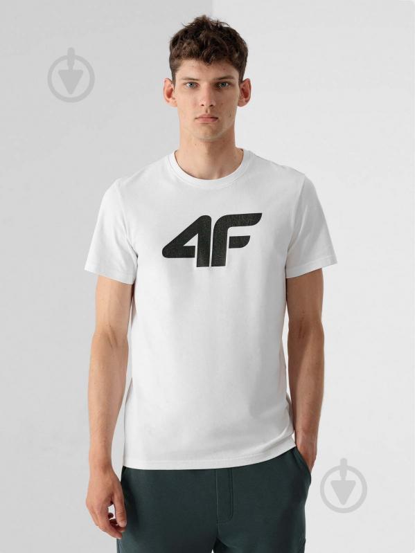 Футболка 4F H4Z21-TSM026-10S р.XL білий - фото 3 Футболка 4F H4Z21-TSM026-10S р.XL білий - фото 3