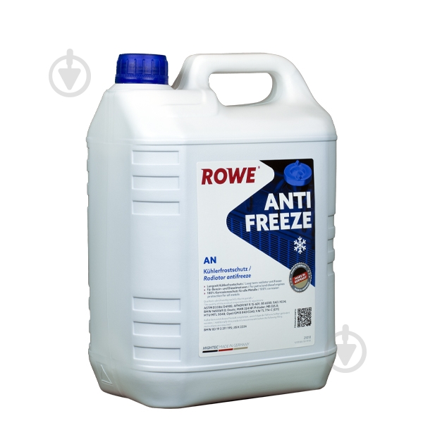 Антифриз ROWE AN -80 °C G11 концентрат 5 л синий (21010-0050-03) - фото 2 Антифриз ROWE AN -80 °C G11 концентрат 5 л синий (21010-0050-03) - фото 2