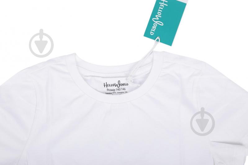 Футболка унисекс HW р.164/170 белый NULL - фото 3