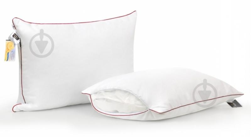 Подушка №472 DeLuxe Hand Made Eco-Soft м’яка MirSon 45x45 см білий - фото 3