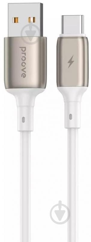 Кабель Proove Flex Metal Type-C 2.4A 1 м білий (CCFM20001202) - фото 1 Кабель Proove Flex Metal Type-C 2.4A 1 м білий (CCFM20001202) - фото 1