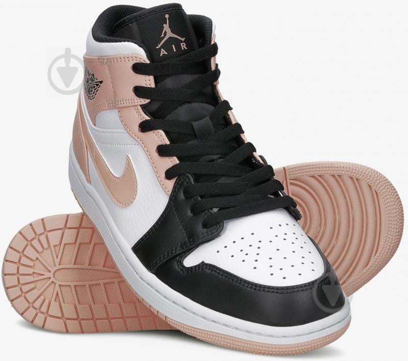 Кроссовки мужские зимние Jordan AIR 1 MID 554724-133 р.42 персиковые - фото 3