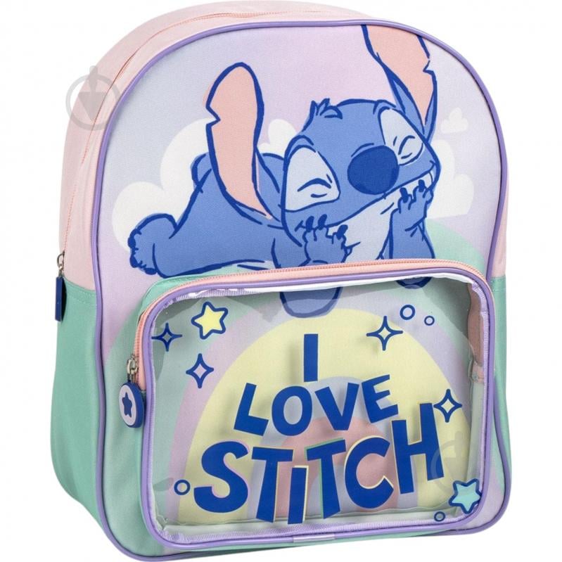 Рюкзак дошкільний Stitch 30 см з кишенькою 2100005861 - фото 1