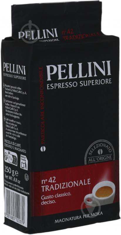 Кофе молотый Pellini №42 Tradizionale Espresso Superiore 250 г - фото 2