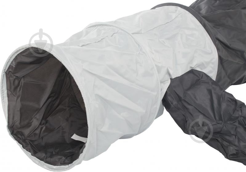 Игрушка для котов Trixie Туннель тканевый d30 см 4302 бело-черный - фото 2 Игрушка для котов Trixie Туннель тканевый d30 см 4302 бело-черный - фото 2