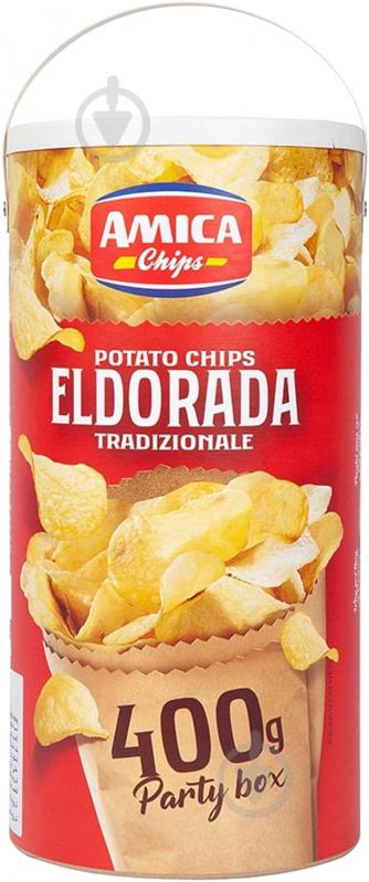 Чипсы Amica Eldorada Tradizionale Tube 400 г - фото 1