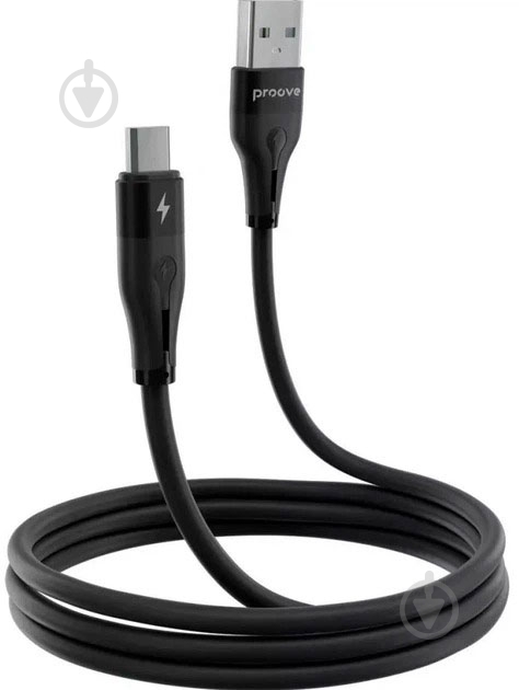 Кабель Proove Soft Silicone Micro USB 2.4A 1 м черный (CCSO20001301) - фото 2