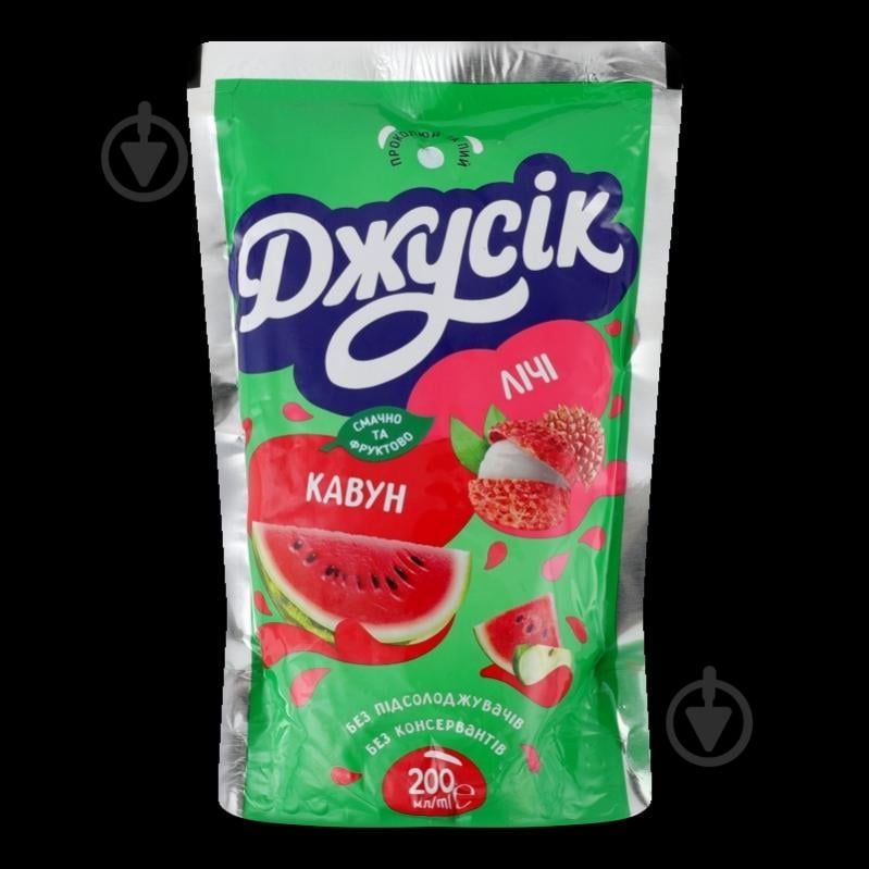 Напиток соковый Джусік Арбуз и личи 0,2 л - фото 5 Напиток соковый Джусік Арбуз и личи 0,2 л - фото 5