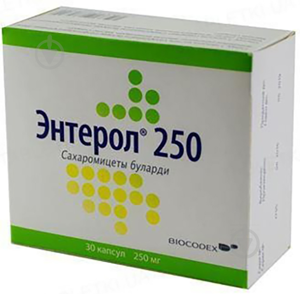 Ентерол 250 №30 (5х6) капсули 250 мл - фото 1