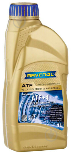 Мастило трансмісійне RAVENOL +4 FLUID ATF 1 л (RAV ATF+4 FLUID 1L) - фото 1