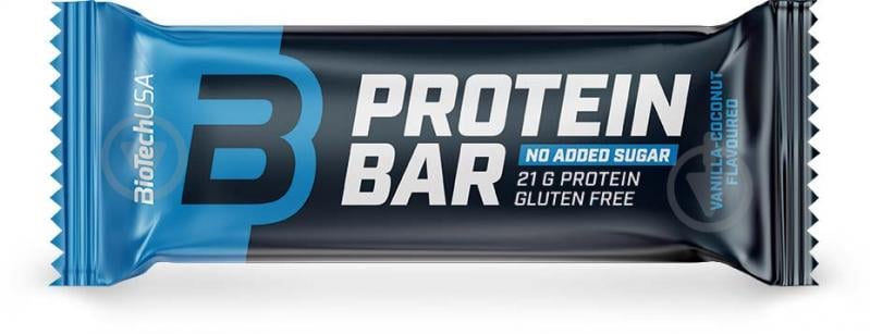 Батончик BioTechUSA Protein Bar Кокосово-ванильный 70 г - фото 1